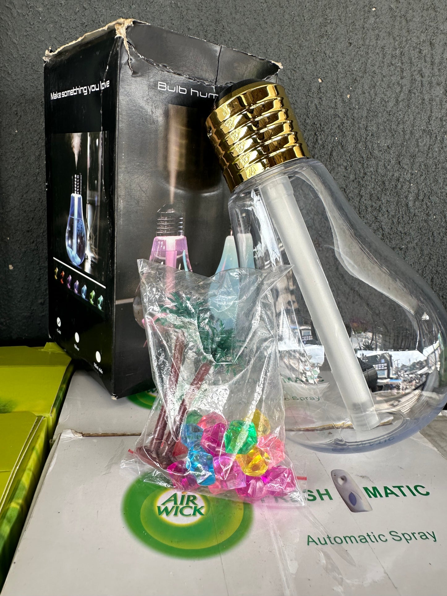 Bulb Fragrance Humidifier Mini Night Light