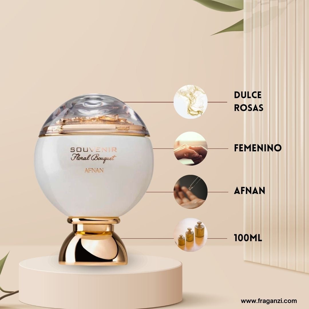Afnan Souvenir Floral Bouquet EDP 100ml Perfume For Women