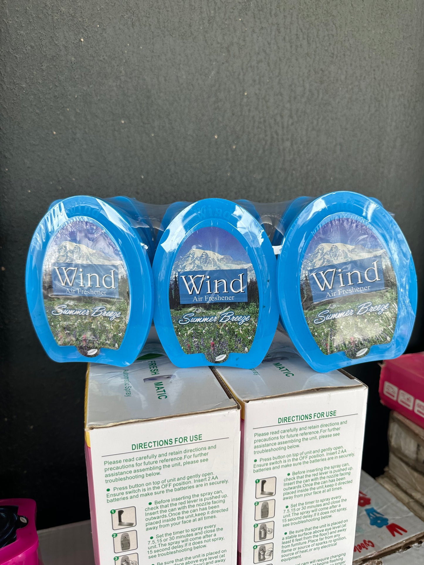 Wind Gel Air Freshener Collection (Pack of 6)