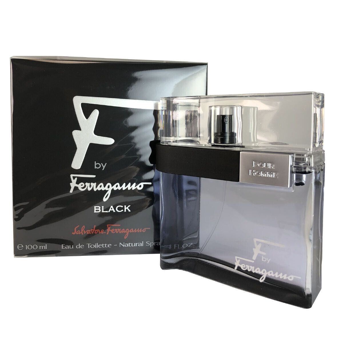 Ferragamo F Black EDT 100ml Perfume For Men