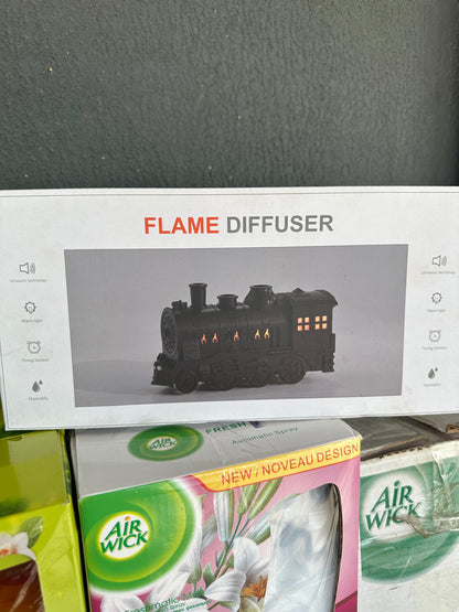 Flame Fragrance Diffuser With Train Design