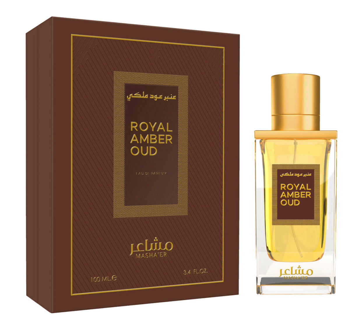 Mashaer Royal Amber Oud EDP 100ml Perfume For Men