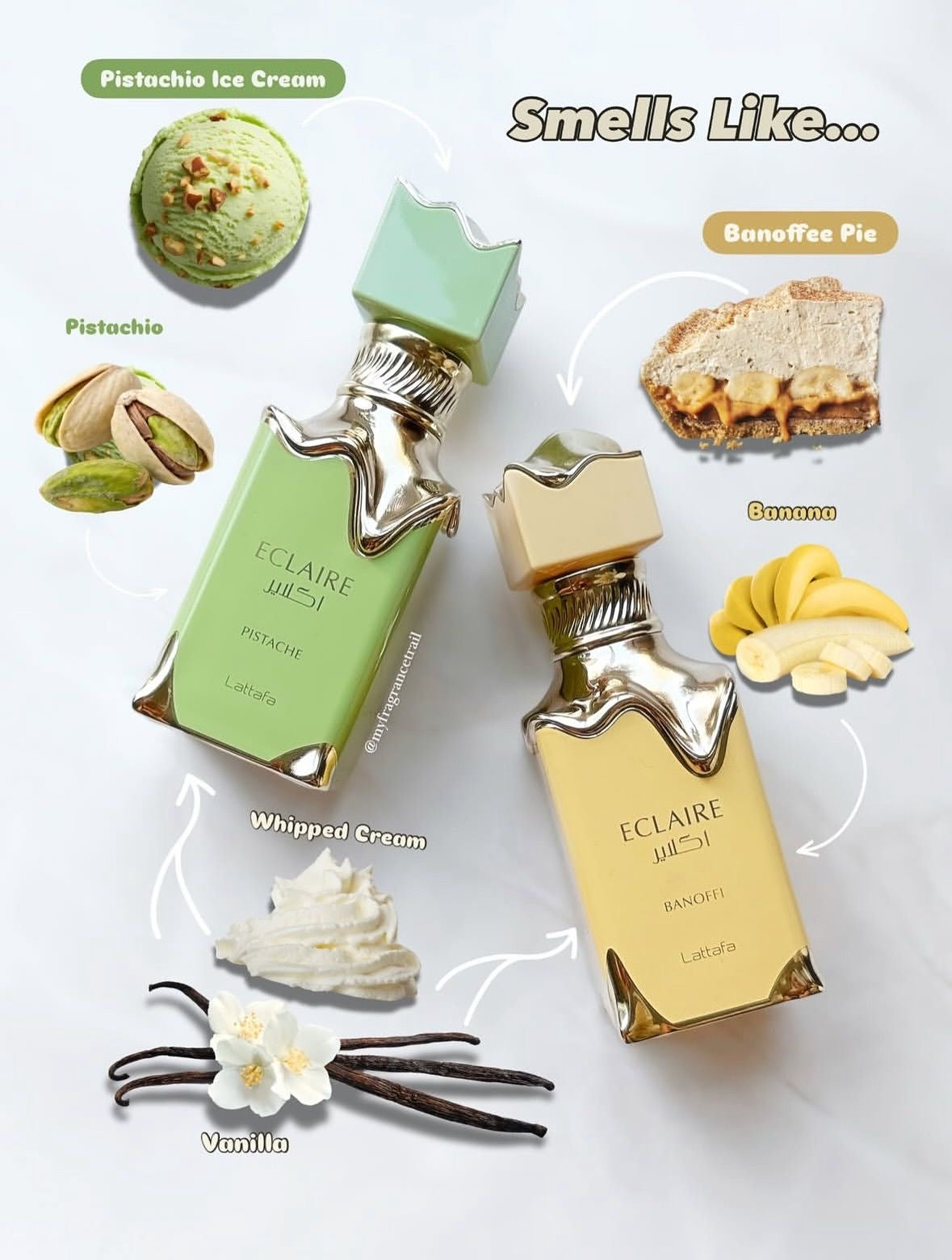 Lattafa Eclaire Pistache EDP 100ml Unisex Perfume