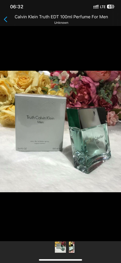 Calvin Klein Truth EDT 100ml Perfume For Men